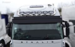 To Fit Iveco Stralis Active Space Time Roof Light Bar + LED + Round Spot Lamps