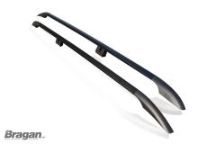 To Fit 2014+ Mercedes Vito / Viano SWB Black Roof Rails