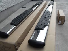 Side Bars + Step Pads + Amber LEDs For Isuzu D Max Rodeo 2016 - 2021
