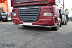 Under Bumper Spoiler Bar + Flush LEDs + Down Lights For DAF XF106 2013+ 