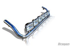 To Fit MAN TGA LX Cab Roof Light Bar + Rectangle Spots
