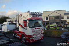 To Fit Scania 4 Series Topline Roof Light Bar + Round Spot Lamps x6