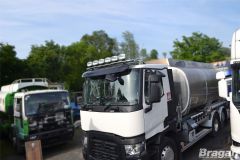To Fit 2013+ Renault C Range Construction / Standard Cab Roof Bar A + Round Spot Lamps