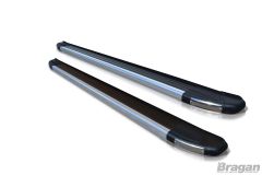 Running Boards Aluminium Strip For VW Transporter T6 Caravelle SWB 2015-2019