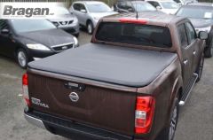 To Fit 2016+ Nissan Navara D23 / NP300 Double Cab Tri Fold Soft Tonneau Cover