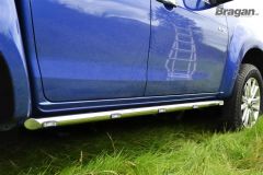 Side Bars + Amber LEDs For Ford Ranger 2012 - 2016