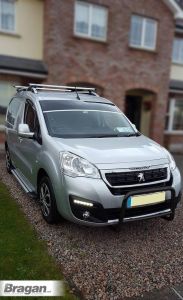 Bull Bar BLACK For Peugeot Partner 2008 - 2016