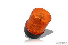 24v Small  Amber LED Strobe Flashing Beacon - Bolt On