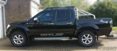 To Fit 2005 - 2016 Nissan D40 Navara Running Boards + LEDs