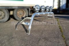 Sport Roll bar + 6.5" Spot Lights For Nissan Navara D40 2005 - 2016