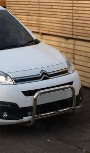 To Fit 2016 - 2019 Citroen Berlingo Low Bull Bar / A Bar + Spot Lamps