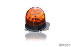 12 / 24v Amber Strobe Flashing LED Beacon - Bolt On