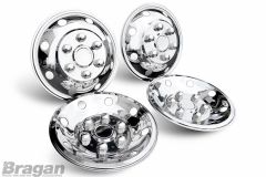 To Fit 2003 - 2010 Renault Master 16" Front & Rear Wheel Trim Covers
