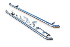 To Fit 2006 - 2015 Audi Q7 Side Bar + White LEDs x4