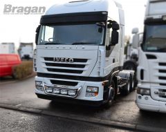 To Fit Iveco Stralis Cube + HiWay Active Space Time Grill Light Bar C + Step Pads