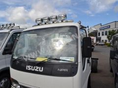 Roof Light Bar C + Oval Rugby Spots x4 For Isuzu NPR / NQR U-Shape 