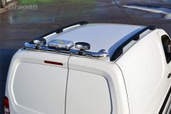 To Fit 1997 - 2008 Peugeot Partner Rear Roof Bar + Flashing Beacon + Lamps + LEDs