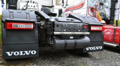 To Fit Volvo FM Series 2 & 3 Chassis Bar + Red Flush LEDs