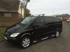 Roof Rails + Cross Bars For Mercedes Vito Viano 2014+ MWB LWB