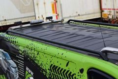 To Fit 2004 - 2010 Volkswagen Transporter T5 / Caravelle LWB Roof Rails - Black