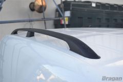To Fit 2010 - 2015 VW Volkswagen Caddy Maxi Black Roof Rails