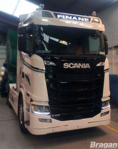 To Fit 2017+ New Generation Scania R & S Series Normal Cab Slim LED Nameboard Front Sign
