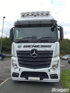 To Fit Mercedes Actros MP4 Stream Space Cab Roof Light Bar + Rectangle Spots