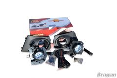To Fit 2012 - 2015 Mitsubishi L200 Bumper Spot / Fog Lamp Panels