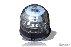 12 / 24v White Strobe Flashing LED Beacon - Bolt On