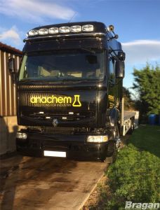 To Fit Renault Premium Visor Roof Bar + Jumbo Spots + Flush LEDs