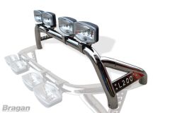 Roll Bar + Jumbo Spot Lights + Brake Light For Mitsubishi L200 2005 - 2015