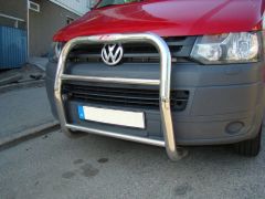 To Fit 2010 - 2015 Volkswagen Transporter T5 / Caravelle High Bull Bar