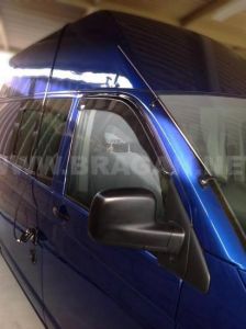 To Fit 2004 - 2014 Mercedes Vito / Viano Smoked Window Deflectors - Adhesive