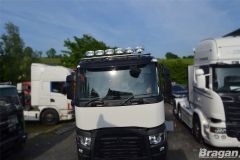 To Fit 2013+ Renault C Range Standard Cab Roof Light Bar A + Jumbo Spots x4 + Clear Lens Beacon x2 + Air Horns x2
