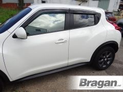 To Fit 2011+ Nissan Juke Smoked Window Deflectors - Adhesive