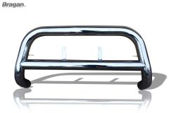 To Fit 2012 - 2016 Isuzu D-Max Low Bull Bar - EU / EC APPROVED