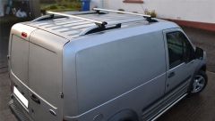 To Fit 2002 - 2014 Ford Transit / Tourneo Connect LWB Roof Rails + Cross Bars