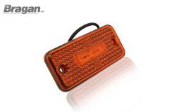 12v Amber LED Side Marker Light + Bracket