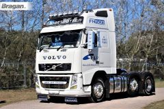 Under Bumper Spoiler Bar + Flush LEDs + Down Lights For Volvo FH Series 2 & 3