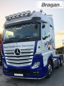 Roof Bar + Flush LED 7x + Oval Spots 6x For Mercedes Actros MP4 