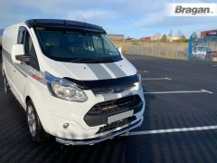 Spoiler Bar + Slim LEDs x6 For Ford Transit / Tourneo Custom 2013 - 2018