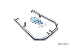 Rear Corner Bars + LEDs For Volkswagen Crafter 2014 - 2017 MWB