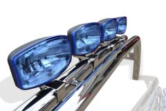 Roll bar + Blue Jumbo Lights + LEDs For Isuzu D-Max Rodeo 2016 - 2021