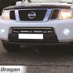 Front Spoiler Bar For Nissan Navara D40 2005 - 2010 BLACK