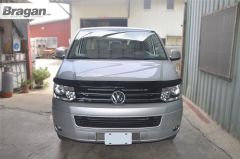 To Fit 2010 - 2015 Volkswagen Transporter T5 Smoked Acrylic Bonnet Guard Shield