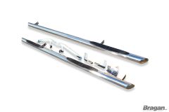 Side Bars + 3 Step Pads For Peugeot Expert Traveller 2016+ LWB Long L3