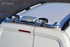 To Fit 2008 - 2016 Citroen Berlingo Rear Roof Bar + Flashing Beacon + Lamps + LEDs