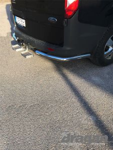 Rear Corner Bars + LEDs For Ford Transit Tourneo Custom 2018 - 2023