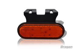 12v Amber LED Side Marker Light + Bracket