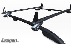 To Fit 2007 - 2016 Citroen Dispatch Black Cross Bars + Load Stops + T Pieces